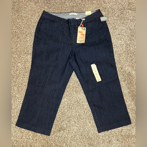 Dockers Womens Size 12 Khaki Diem Pants NWT Metro Trouser Stretch Career Modern - Picture 4 of 8